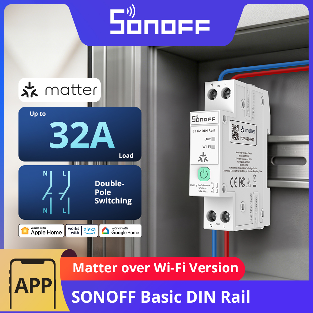 Sonoff Basic - SONOFF BASIC-1GSP Podstawowy Jednokanałowy Przełącznik na