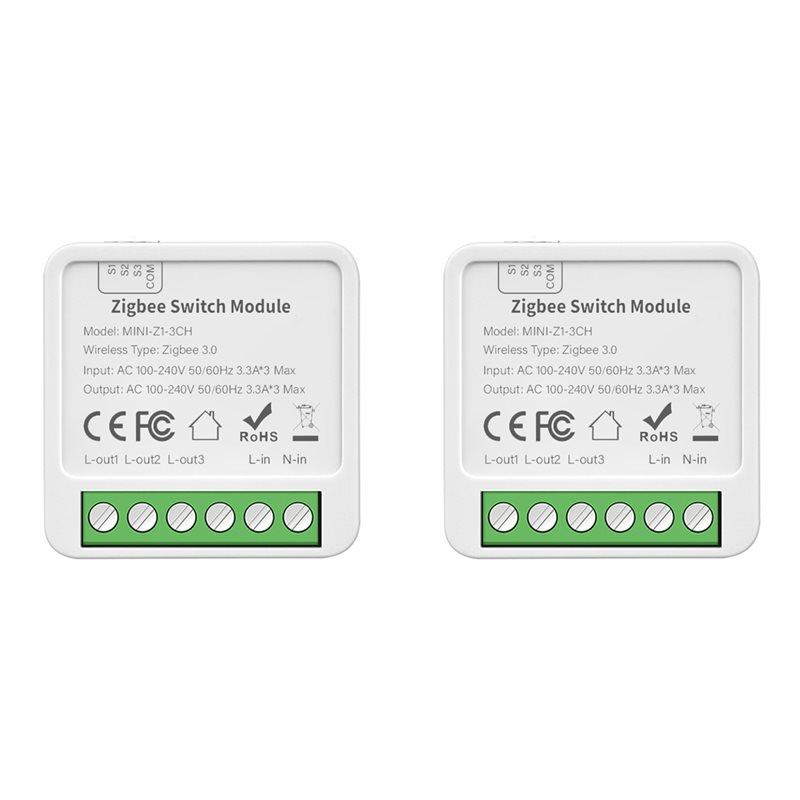 Smart Relay Tuya - ABGR-2X Tuya Zigbee 3-kanałowy inteligentny przełącznik