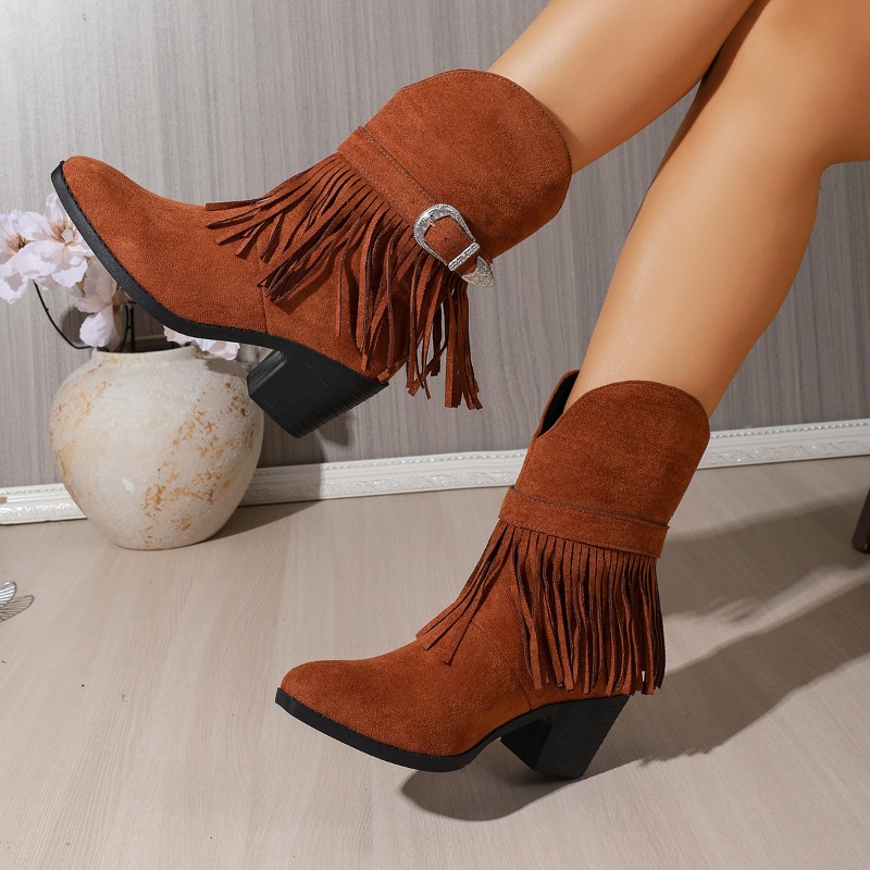 Modne damskie botki do połowy  – Tasmota recenzja i cena