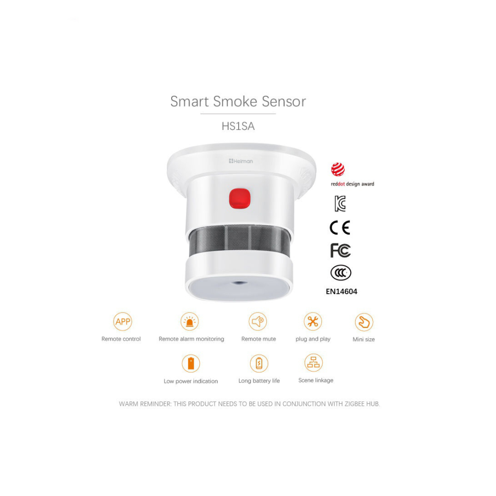 Czujnik dymu Tuya Smart Zigbee – Home Assistant Tuya recenzja i cena