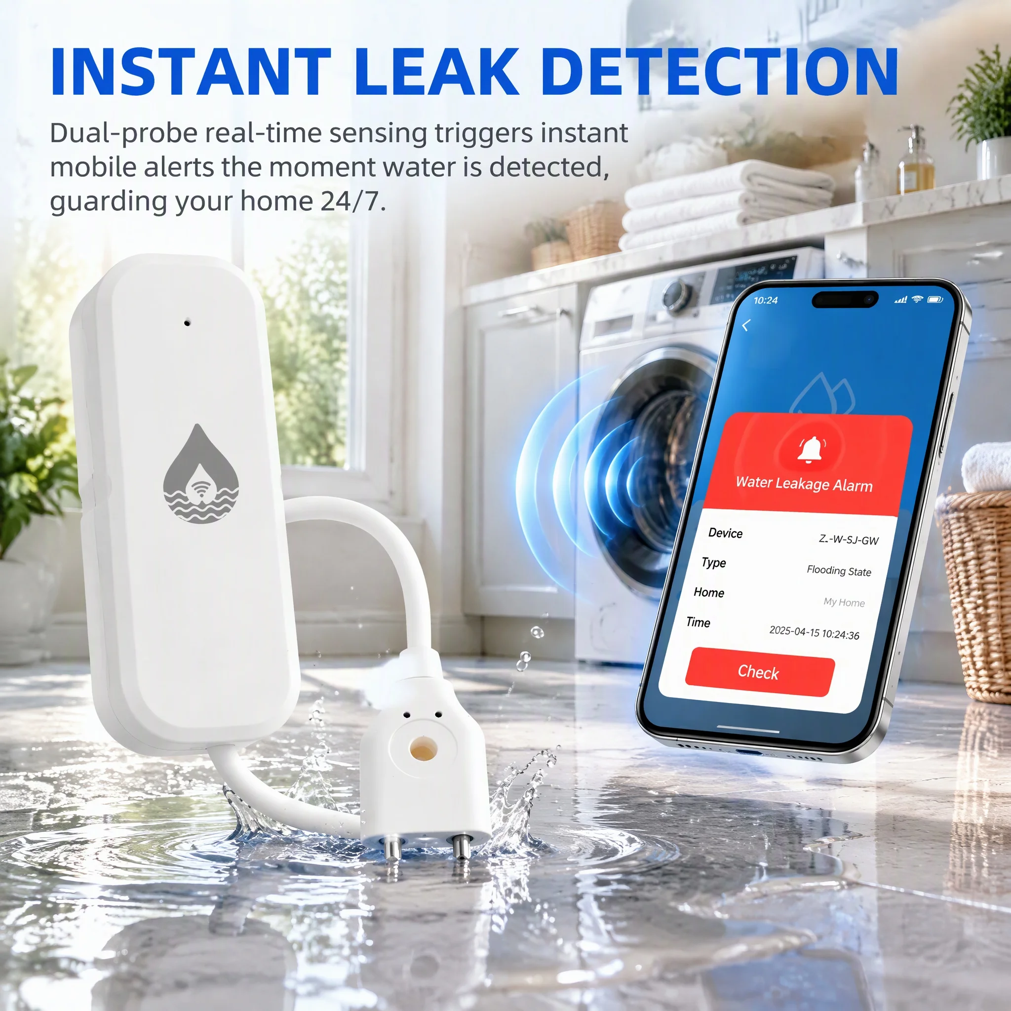 Inteligentny detektor wycieków – Home Assistant Tuya recenzja i cena